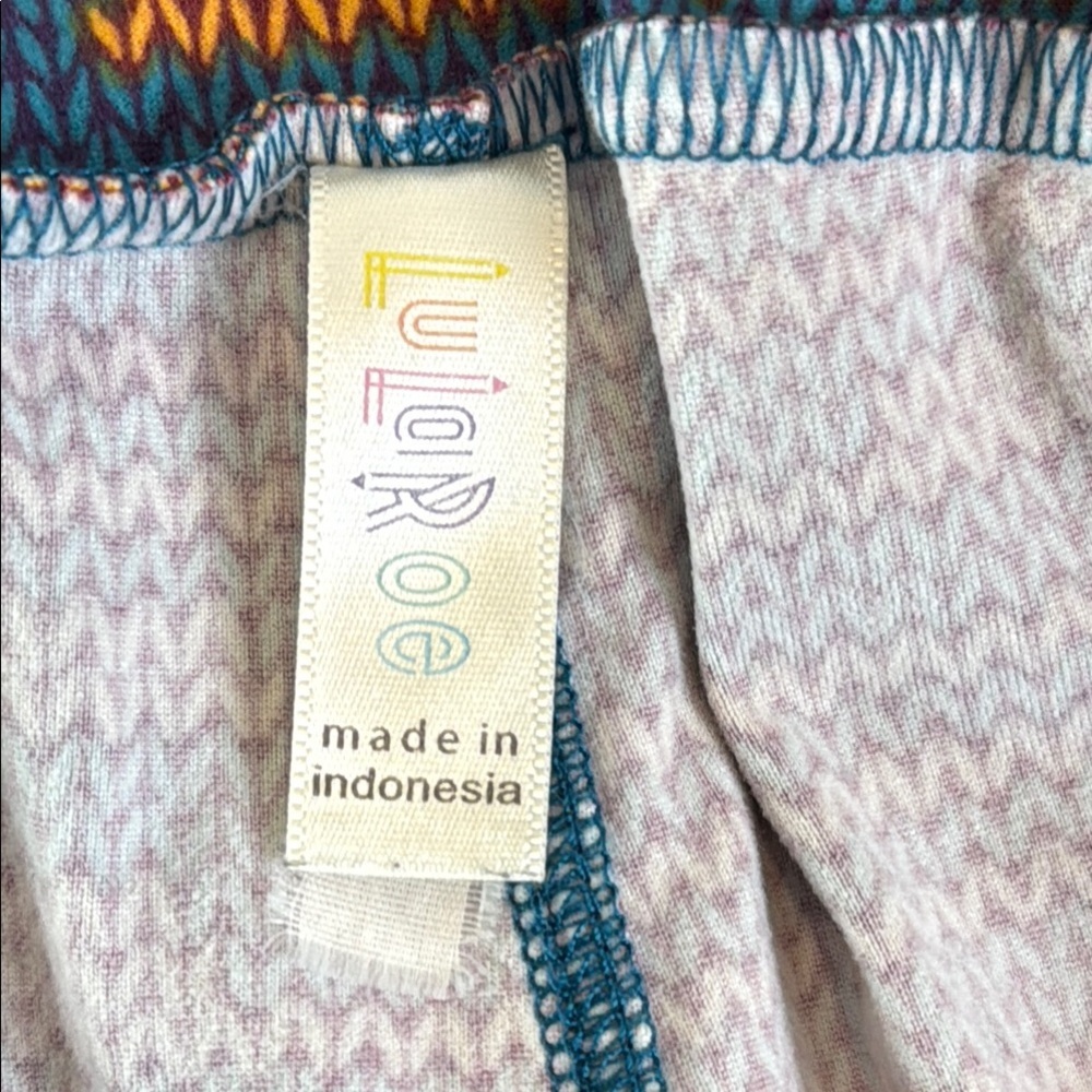 Multicolor Knit Patterned Pants - Picture 6 of 6
